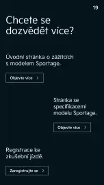 KIA leták | Sportage Strana 19