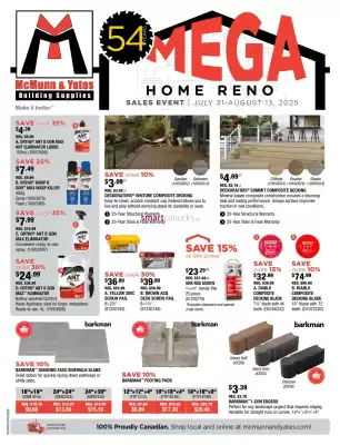McMunn & Yates Building Supplies flyer (valid until 6-08)