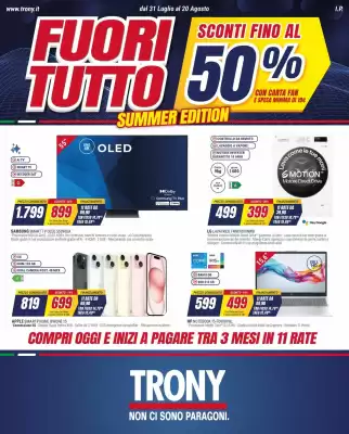 Volantino Trony