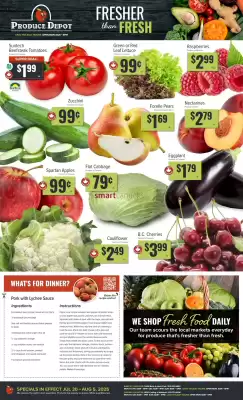 Produce Depot flyer