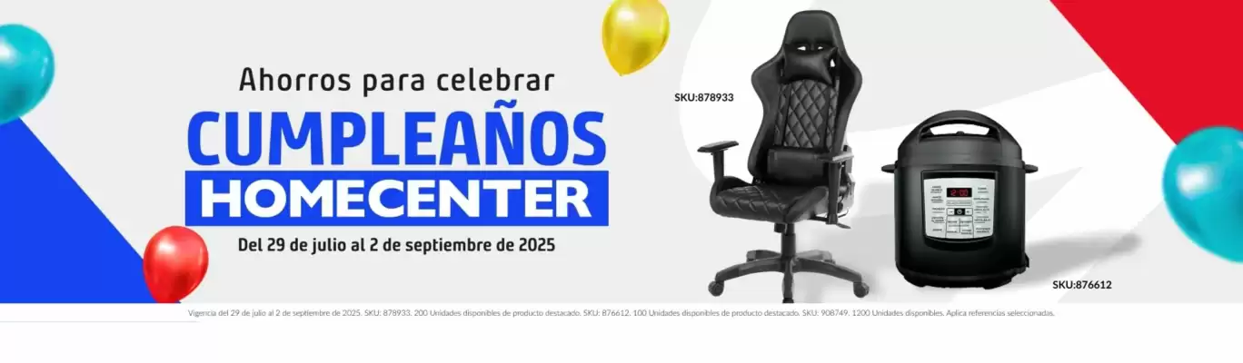 Catálogo Homecenter (válido hasta 2-09)