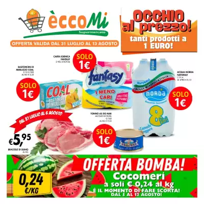 Volantino Supermercato Coal (valido fino al 13-08)