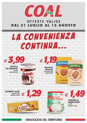 Volantino Supermercato Coal (valido fino al 13-08)