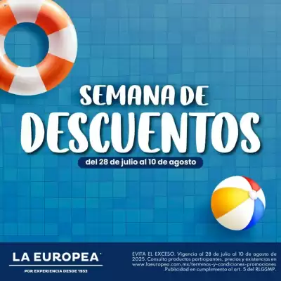 Catálogo La Europea (válido hasta 11-08)