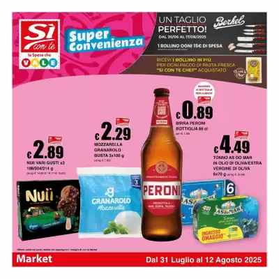 Volantino Sì con te Market (valido fino al 12-08)