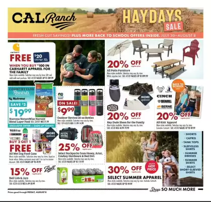 C A L Ranch Stores Weekly Ad (valid until 8-08)