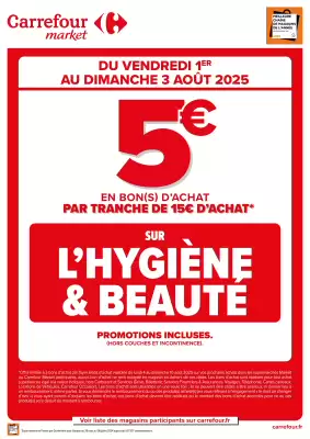 Catalogue Carrefour Market (valable jusqu'au 3-08)