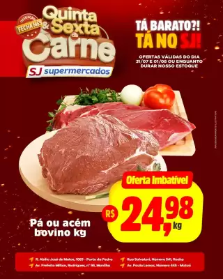 Catálogo Sj Supermercados (válido até 1-08)