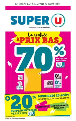 Catalogue Super U (valable jusqu'au 24-08)