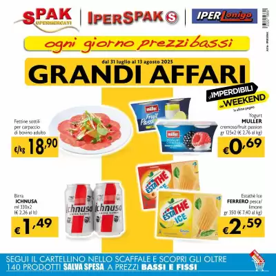 Volantino Spak Supermercati (valido fino al 13-08)
