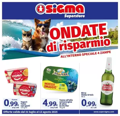 Volantino Sigma Superstore (valido fino al 13-08)