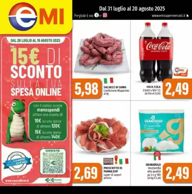 Volantino Emi Supermercati (valido fino al 20-08)