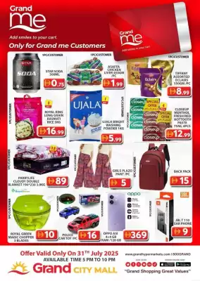 Grand Mall Sharjah catalogue (valid until 31-07)