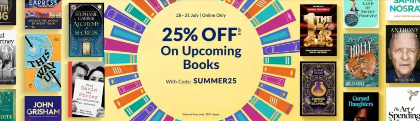Waterstones Booksellers leaflet (valid until 14-08)