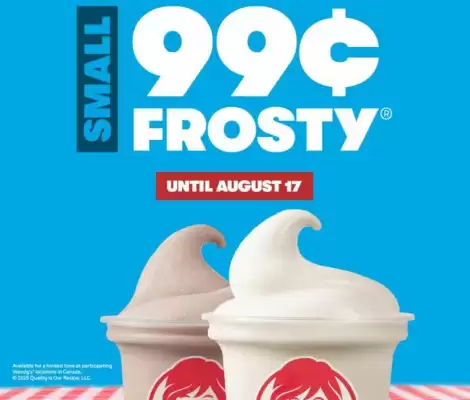 Wendy's flyer (valid until 17-08)