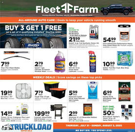 Mills Fleet Farm Weekly Ad week 31 Page 1
