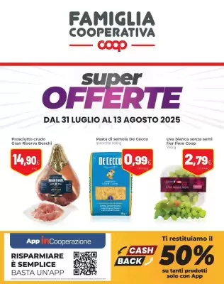 Volantino Coop famiglia cooperativa (valido fino al 13-08)