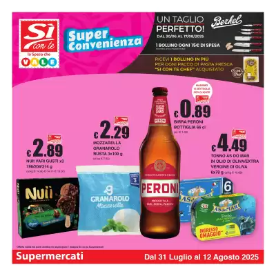Volantino Sì con te (valido fino al 12-08)