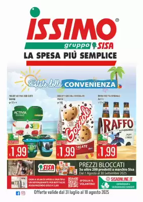 Volantino Issimo supermercado (valido fino al 10-08)