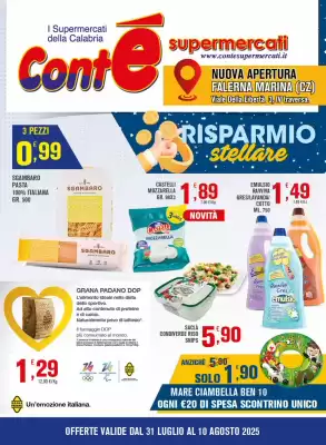 Volantino Conté Supermercati (valido fino al 10-08)