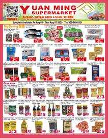 Yuan Ming Supermarket flyer week 31 Page 1