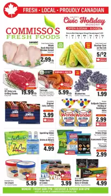 Commisso's Fresh Foods flyer (valid until 7-08)