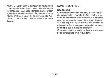 Catálogo Suzuki Motos Página 146