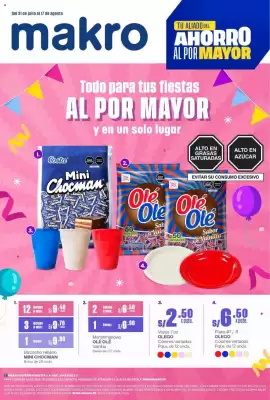 Catálogo Makro (válido hasta 18-08)