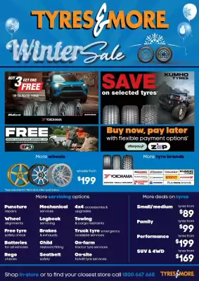 Tyres & More catalogue (valid until 31-08)