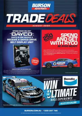 Burson Auto Parts catalogue