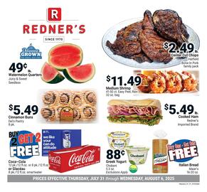 Redner's Warehouse Weekly Ad week 31 Page 1