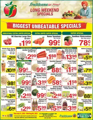 Fruiticana flyer (valid until 6-08)