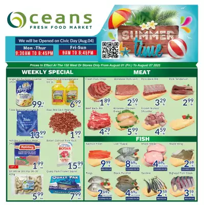 Oceans Fresh Food Market flyer
