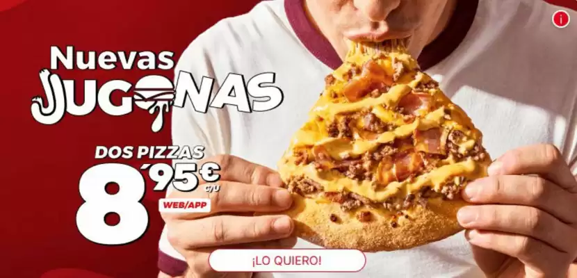 Folleto Telepizza (válido hasta el 10-08)