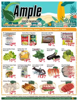 Ample Food Market flyer