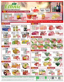 Ethnic Supermarket flyer week 31 Page 1