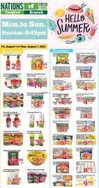Nations Fresh Foods flyer week 31 Page 1