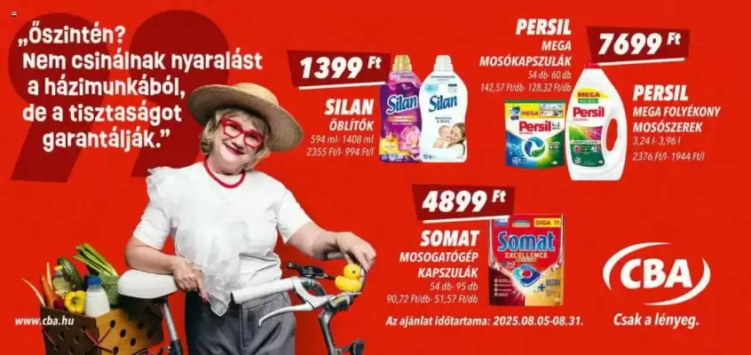 CBA akciós újság (érvényes eddig: 31-08)