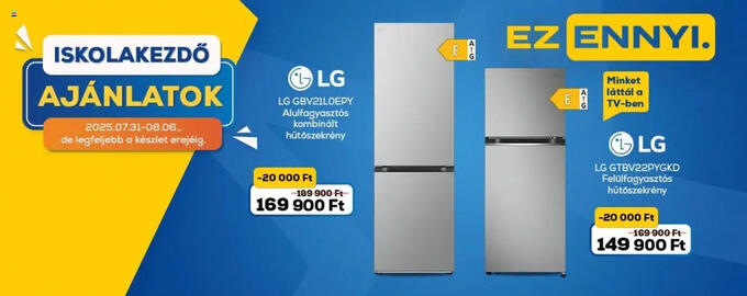 Euronics akciós újság hét 31 Oldal 1
