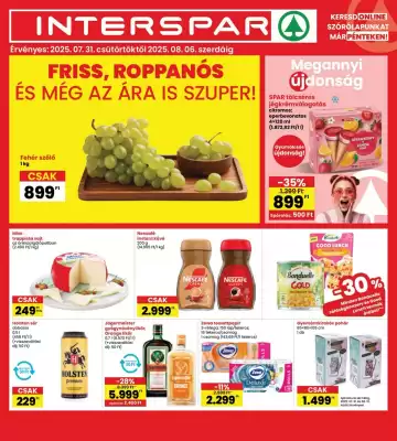 Interspar akciós újság