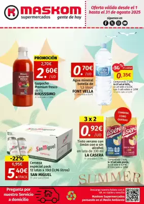 Folleto Maskom Supermercados