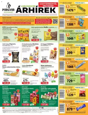 Pingvin Patika akciós újság (érvényes eddig: 31-08)