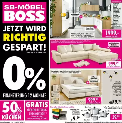 Möbel Boss Prospekt (gültig bis 8-08)
