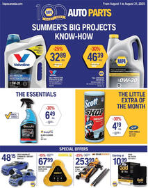NAPA Auto Parts flyer Page 1