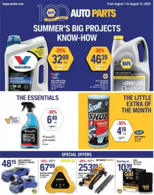 NAPA Auto Parts flyer