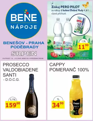 BENE Nápoje leták