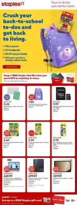 Staples flyer