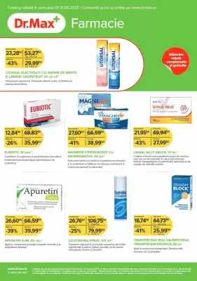 Catalog Dr.Max (valid până la 31-08)