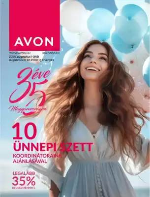 AVON akciós újság (érvényes eddig: 31-08)