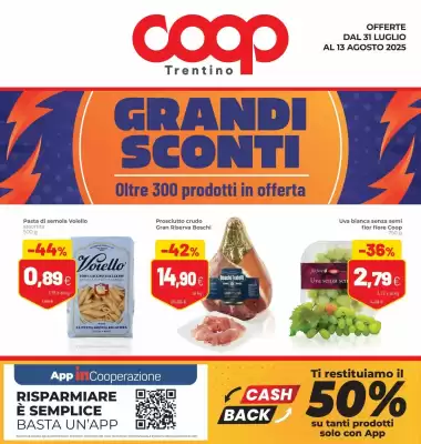 Volantino Coop Trentino (valido fino al 13-08)